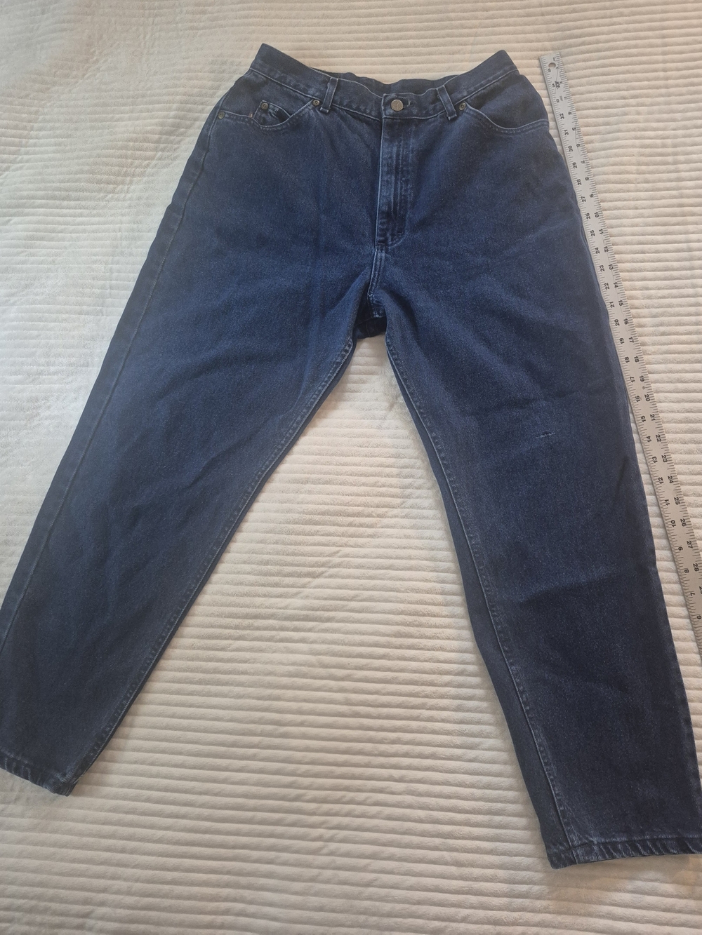 High-Rise Women's Dark Blue Jeans